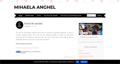 Desktop Screenshot of mihaelaanghel.com